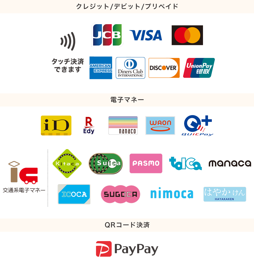 西新宿ペットメディカルでご利用可能な決済方法